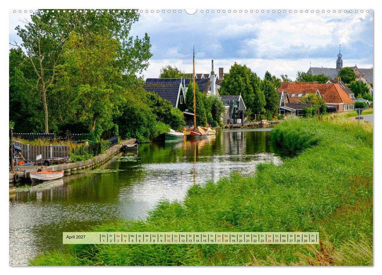 CALVENDO - Das ist Nordholland! Querformat (Wandkalender 2027 DIN A2 quer), Monatskalender: Eine Reise durch die Provinz Noord-Holland