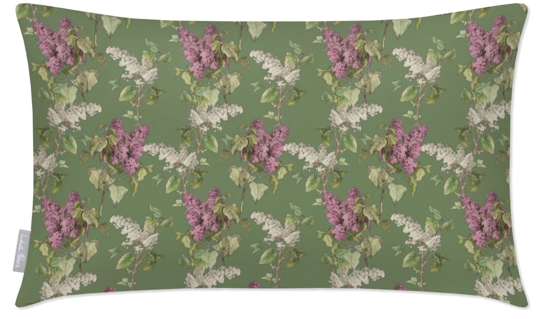 Izabela Peters Outdoor Cushions Waterproof, 50 x 30 cm, Filled Garden Cushions - Sage