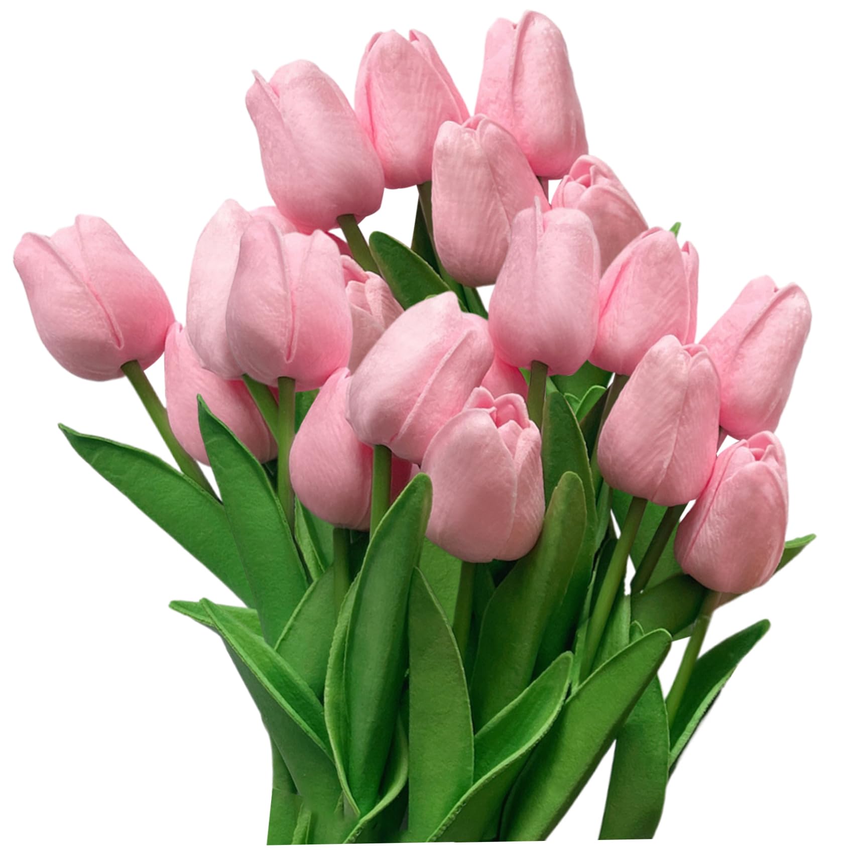 Tulipes artificielles en soie de 31 cm | 24 pièces réalistes pour vase