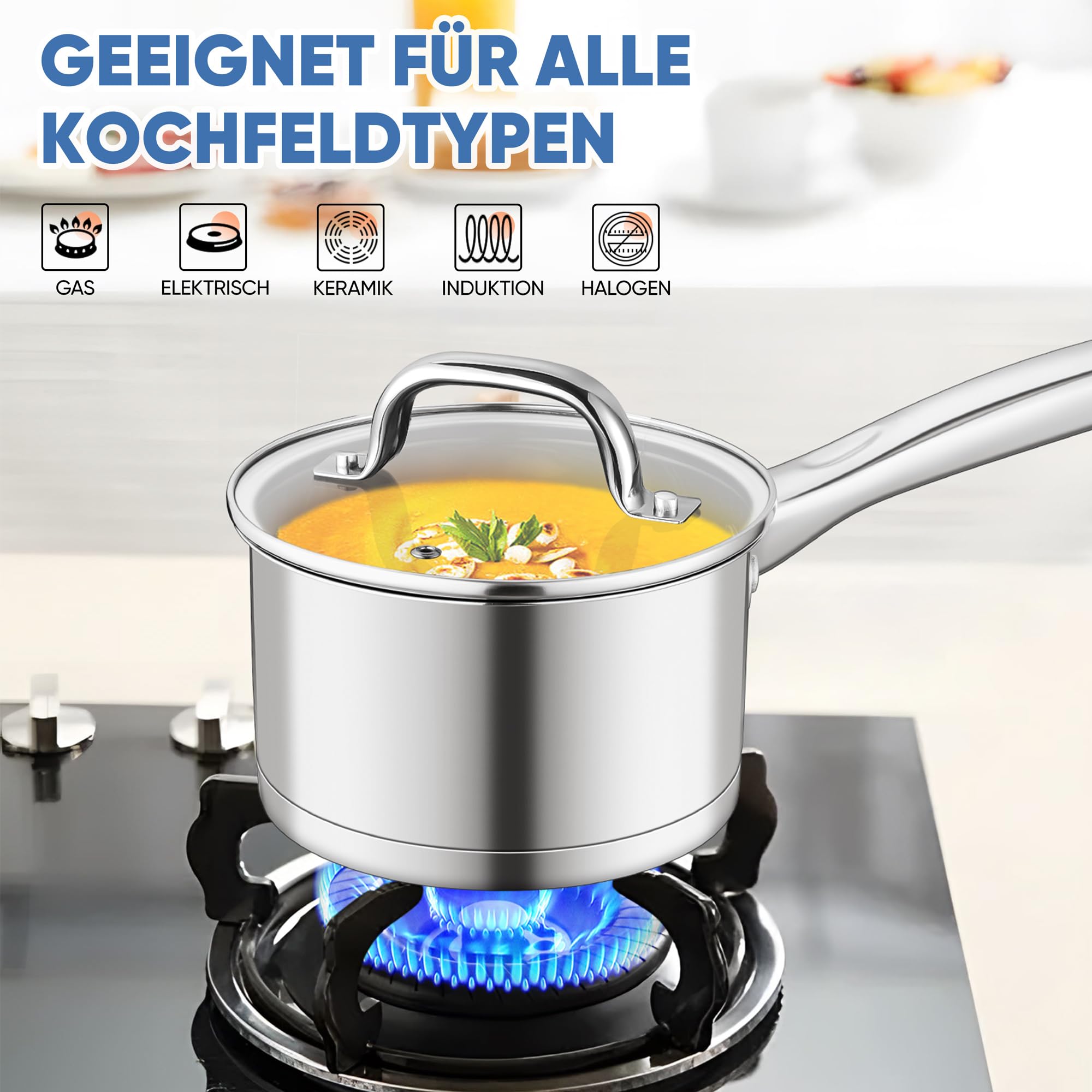 Sauteerpan AFFINITY 24 cm, met deksel, de Buyer 🔵 266