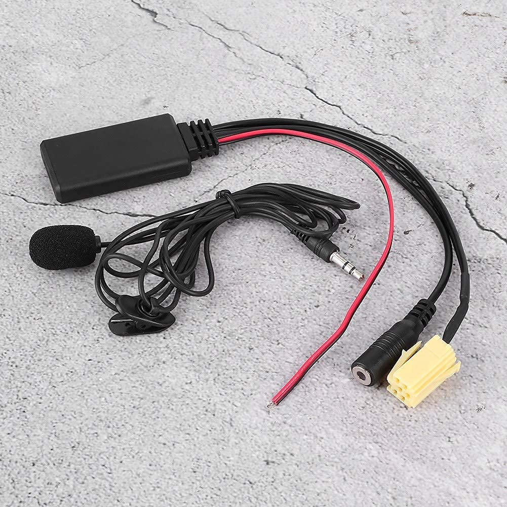 Aramox Cavo Audio Radio Bluetooth Per Auto, Cavo Adattatore Aux Vivavoce Per Auto 59,1 Pollici Con Microfono, Adatto Per 159 2007+, Adatto Per Grande Punto 2007+