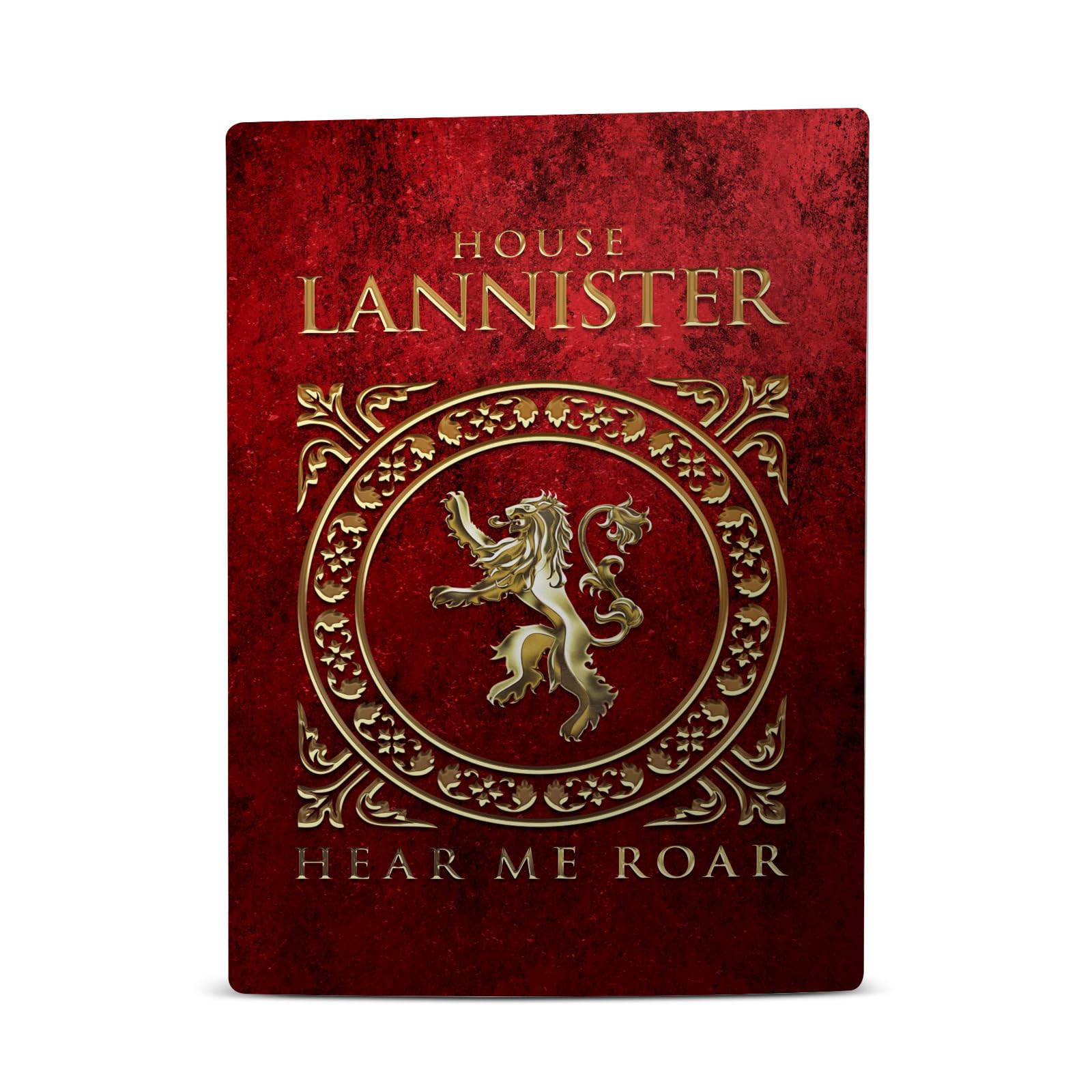 Head Case Designs sous Licence Officielle HBO Game of Thrones Maison Lannister Sceaux Et Graphismes Vinyle Plaque Frontale Autocollant De Jeu Peau Compatible avec PS5 Disc Console & DualSense