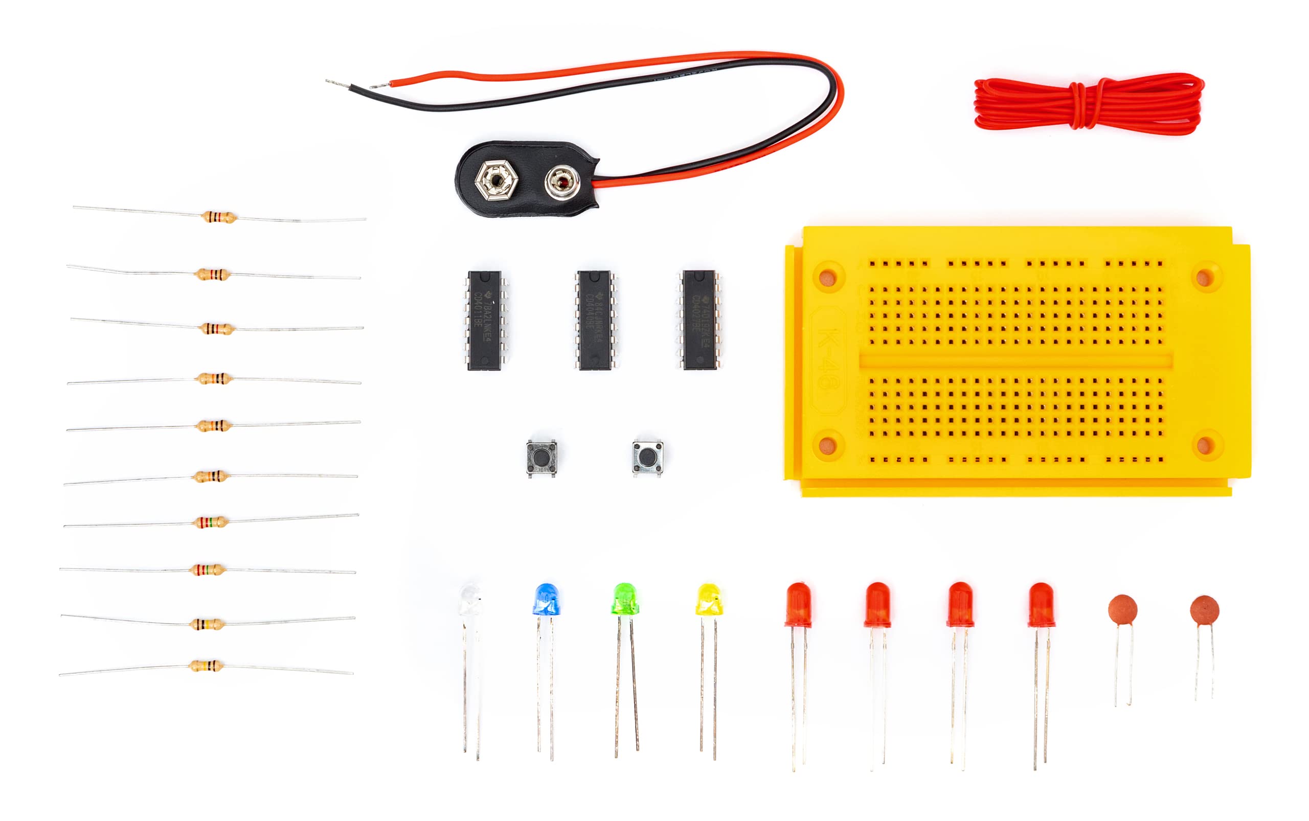 FRANZIS 65315 - Lernpaket Digitale Elektronik, Komplettset für 25 Praxis-Projekte, inkl. 84-seitigem Handbuch