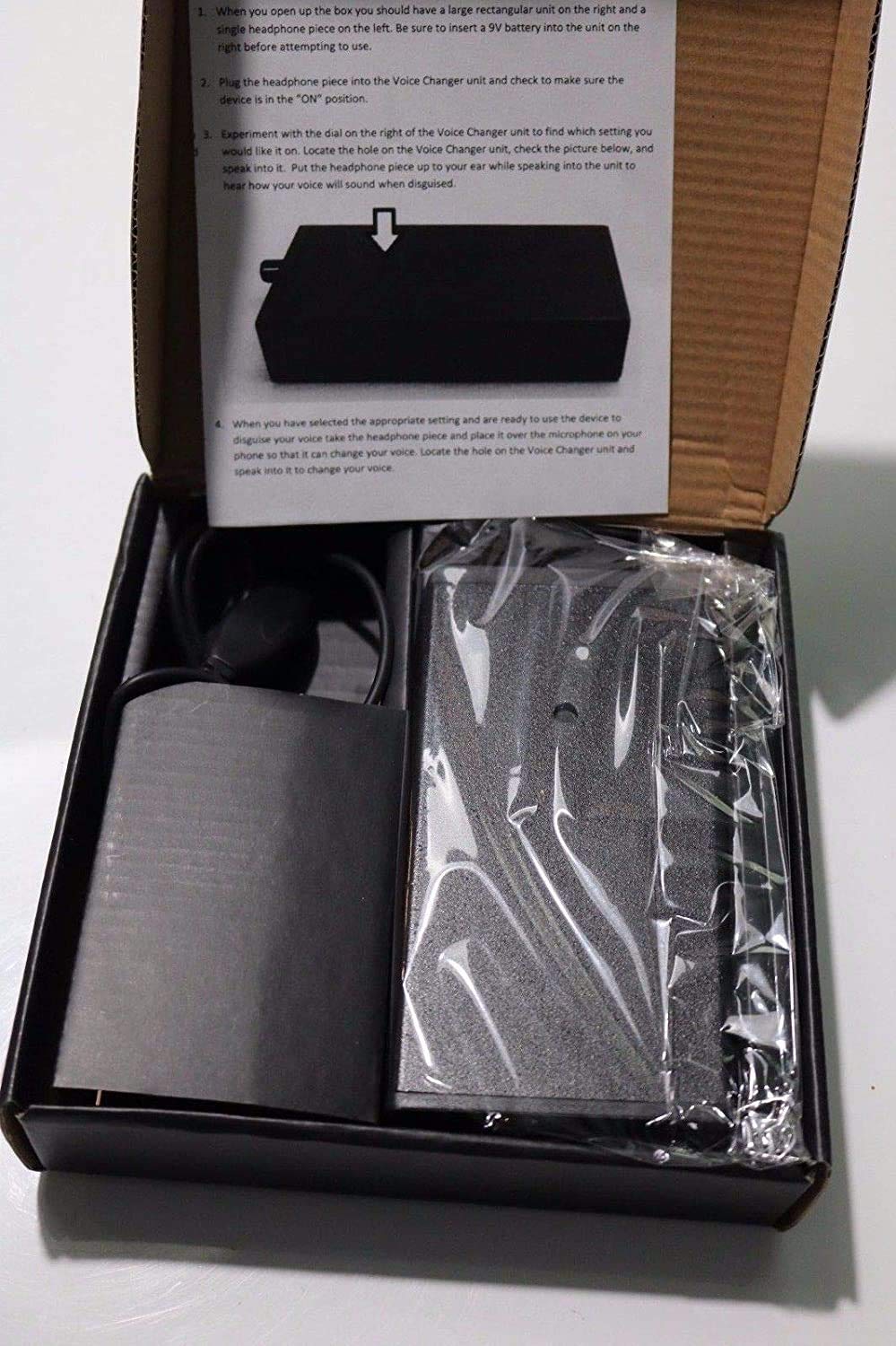 Telephone Voice Changer Professional Disguiser Phone Transformer Spy Bug Change