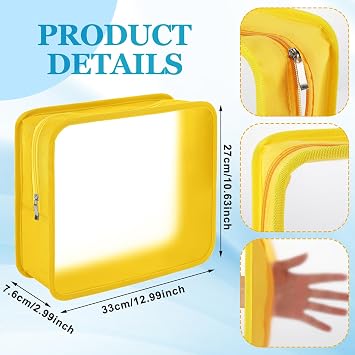 6 Pcs Plastic Document Folder with Zipper 13 x 10.6 Inch Expandable File Organizer Document Bags Waterproof Zipper File Pouches for Paper Portfolio Storage Office Home 6 Colors(Classic Color)