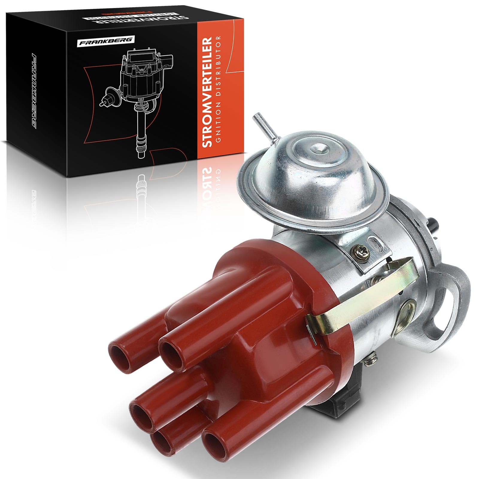 Frankberg Distribuidor de encendido de gasolina de 3 Polos | Compatible con: Polo Classic 80 86C, Golf II 19E 1G1, Polo 80 86C, J.e.t.t.a II 165 19E 1G2, 353, Ibiza II 6K1