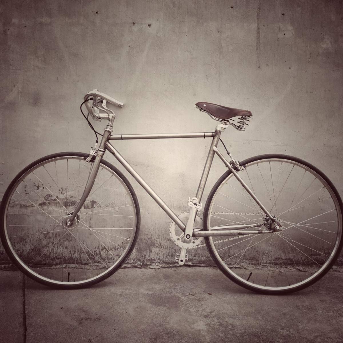 TentHome Selle Vélo Vintage Cuir Véritable à Ressorts Hélicoïdaux - Style Rétro Classique Café, Confort Hommes Femmes