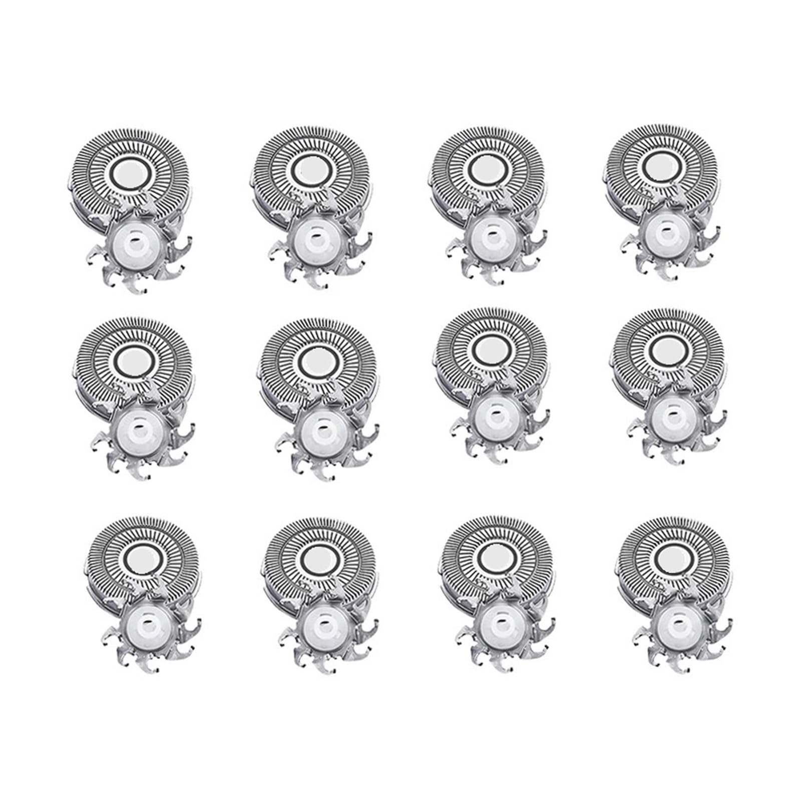 Cabezales de afeitadora de repuesto de 3/4/8/12 Uds., compatibles con afeitadora de calaveras, compatibles con Pitbull,Gold PRO,Silver PRO, Palm Electric Razor(12PC)