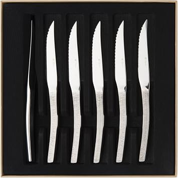 Guy Degrenne 206292 Set with 6 Steak Knives – Black