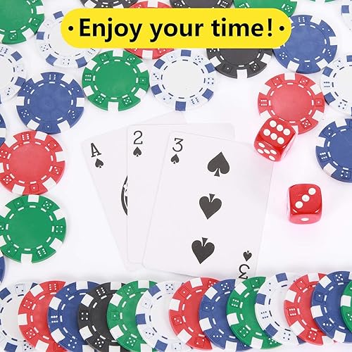 Miniatura 7 de NOLIE Casino - Juego de fichas de póquer, 200 unidades, 300 unidades, con funda de aluminio para jugar (0.41oz)