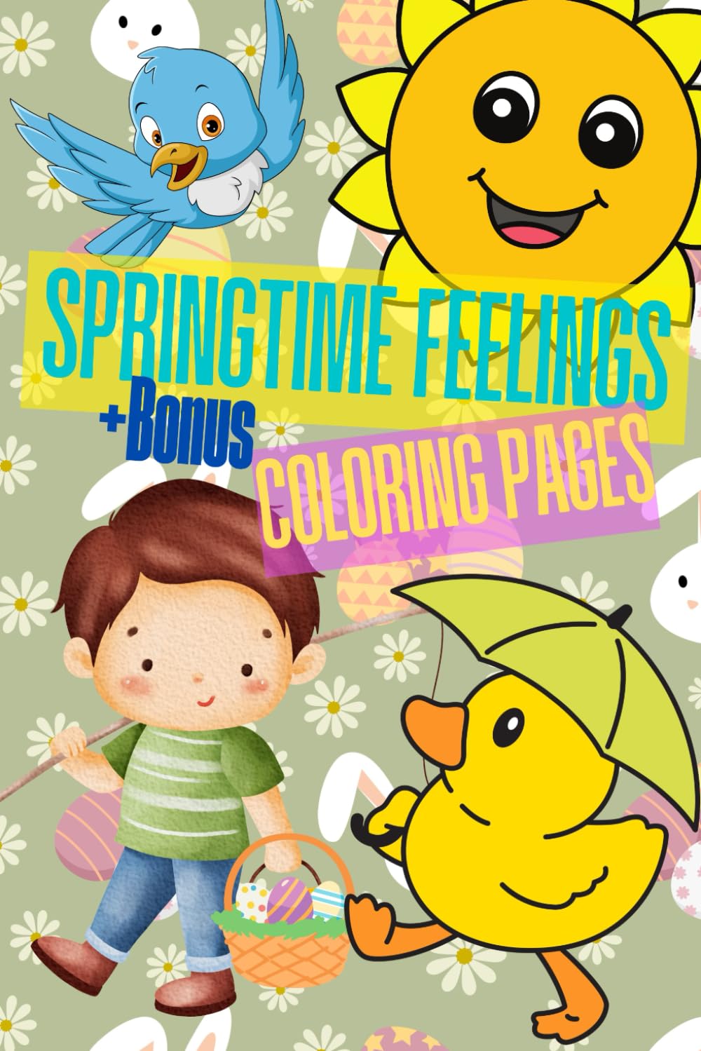 Springtime Feelings: Storybook and coloring book