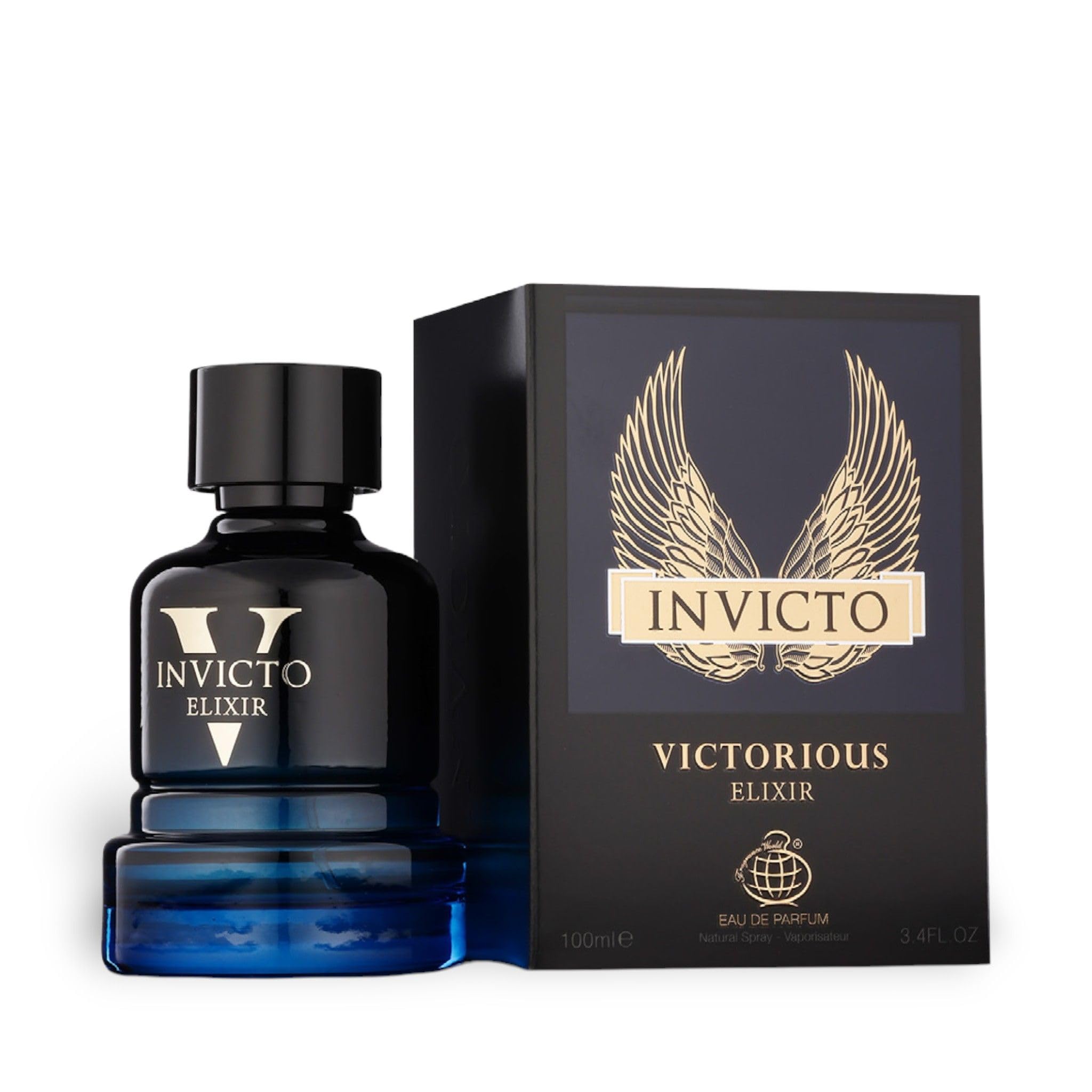Amazon.com : Fragrance World Invicto Elixir EDP Perfume 100ML