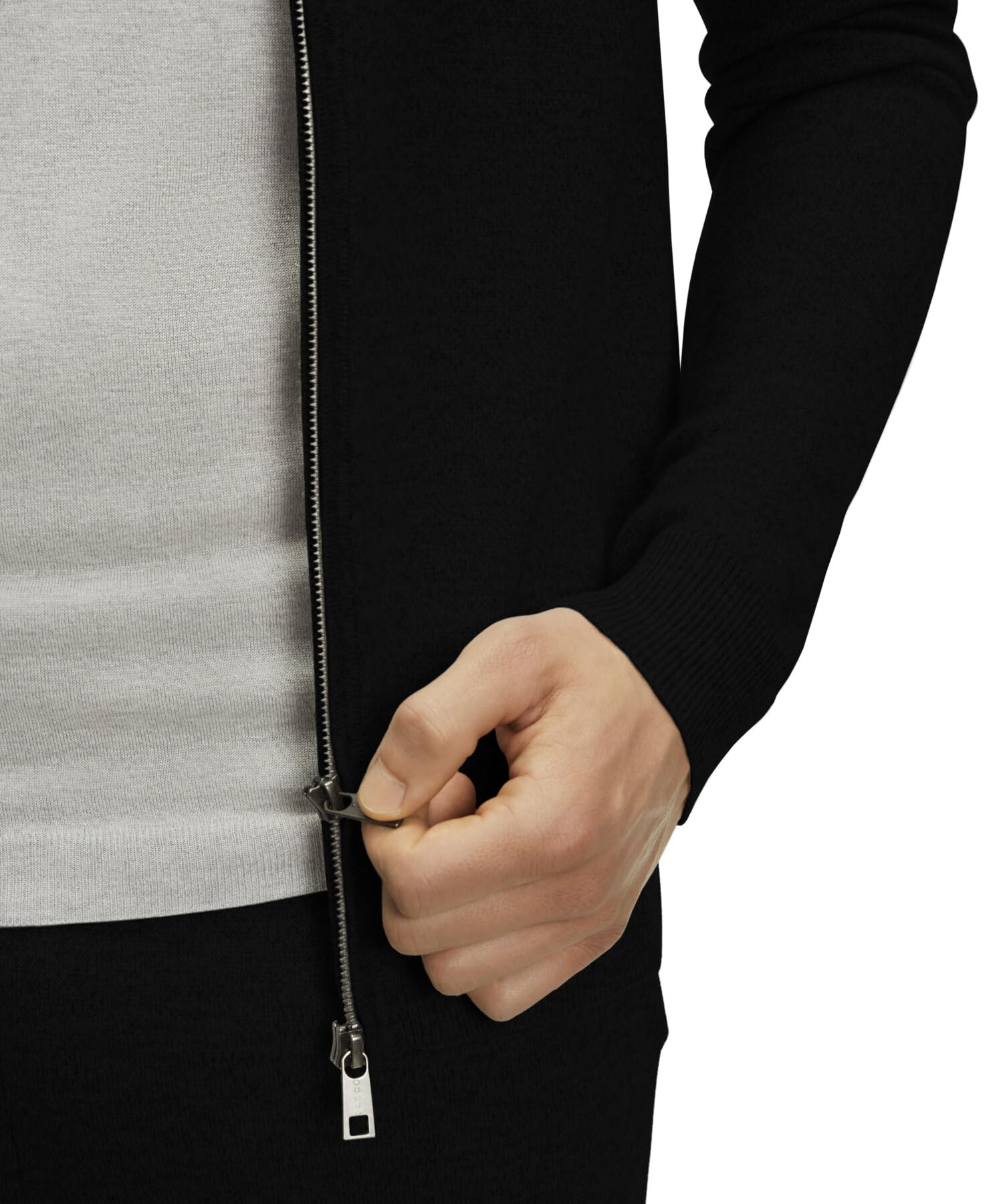 FALKE Herren Luxury Hooded Zip Jacket Kapuzenpullover hochwertig lässig