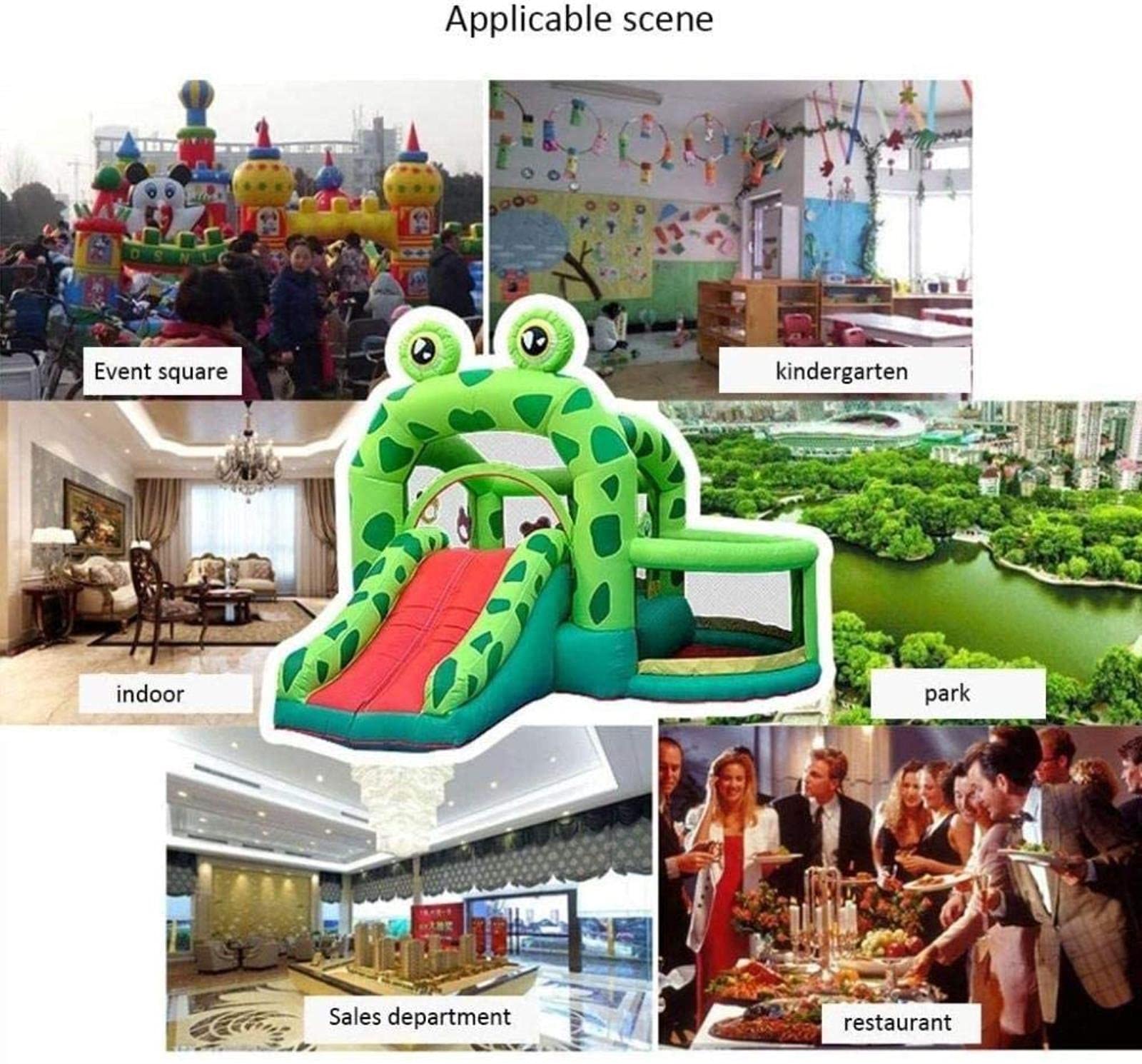 Castillo Hinchable, Y tobogán, Juguetes Cuadrados con for Interiores y Exteriores de Naughty Castle