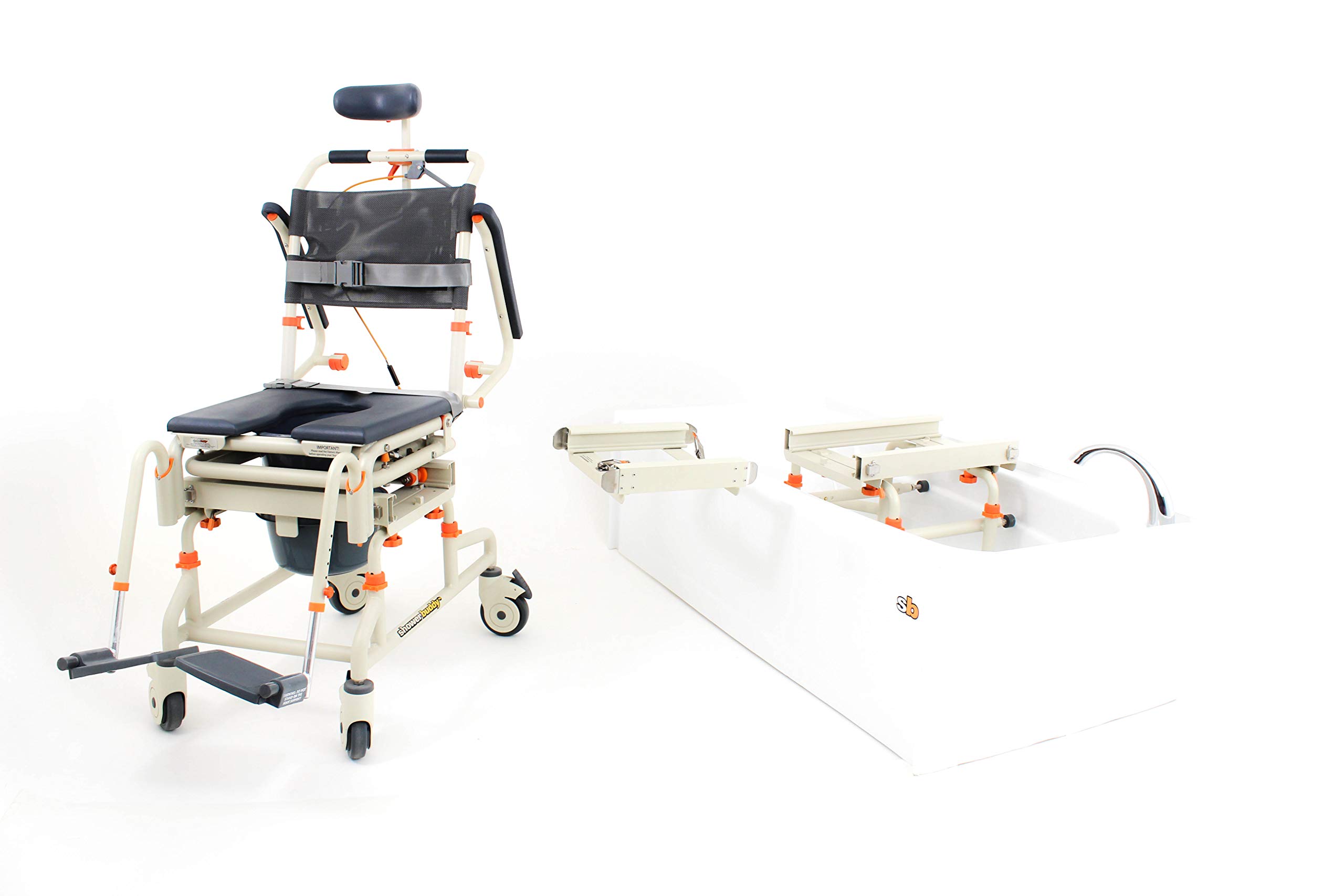 Buy Showerbuddy Tilting SB2T Rolling Bathing System Chair Transfer