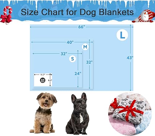 Miniatura 4 de Stuffed Manta para perro, manta de franela de vellón suave de alta calidad para perros medianos y pequeños, mantas para cachorros de mascotas para