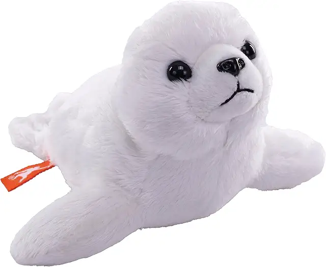 Peluche Eco Foca Arpia da 12 cm - Giocattolo Realizzato con Materiali Riciclati