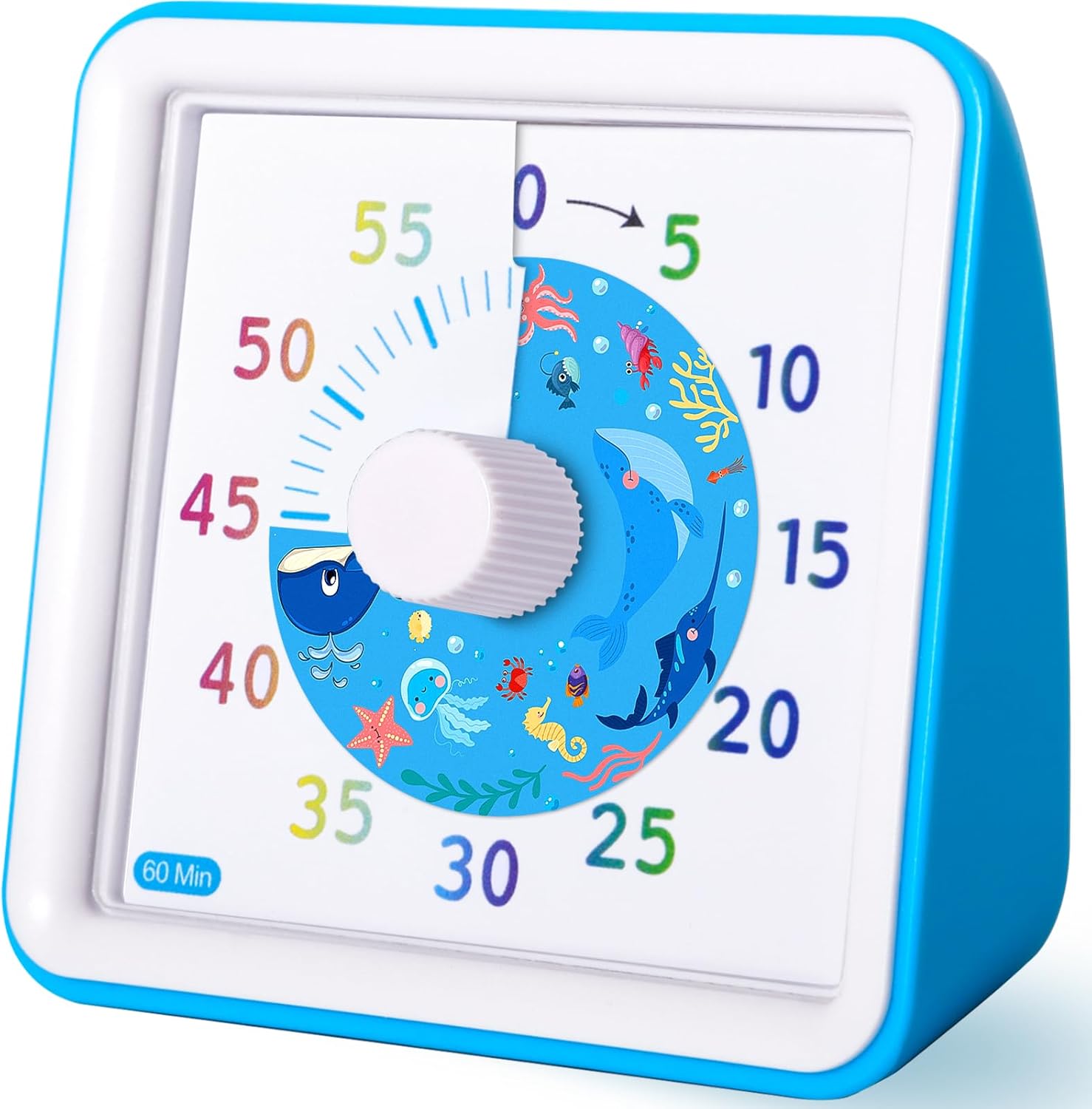 ZLPABO Minuteur Visuel Timer Enfant, 60 Minutes Chronometre Minuteur du ...