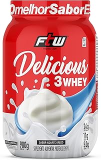 Delicious 3 Whey - 900G Iogurte Grego - Ftw, Fitoway