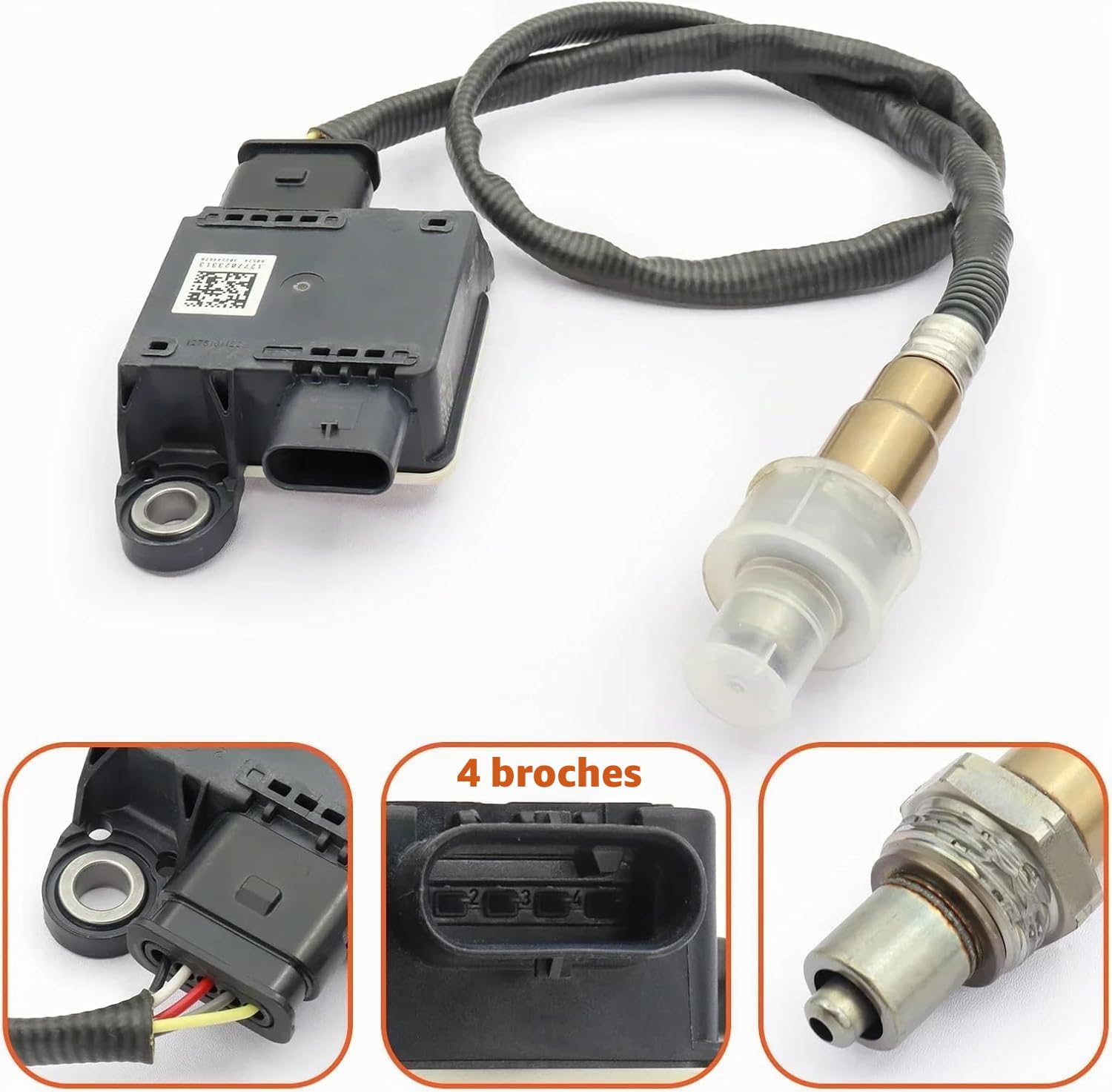 PM Capteur De Particules De Gaz D'éChappement Diesel Capteur de Particules PM pour Isuzu D-Max Dmax 8983550720 89835-50720 0281006991 1275100944 1277023203