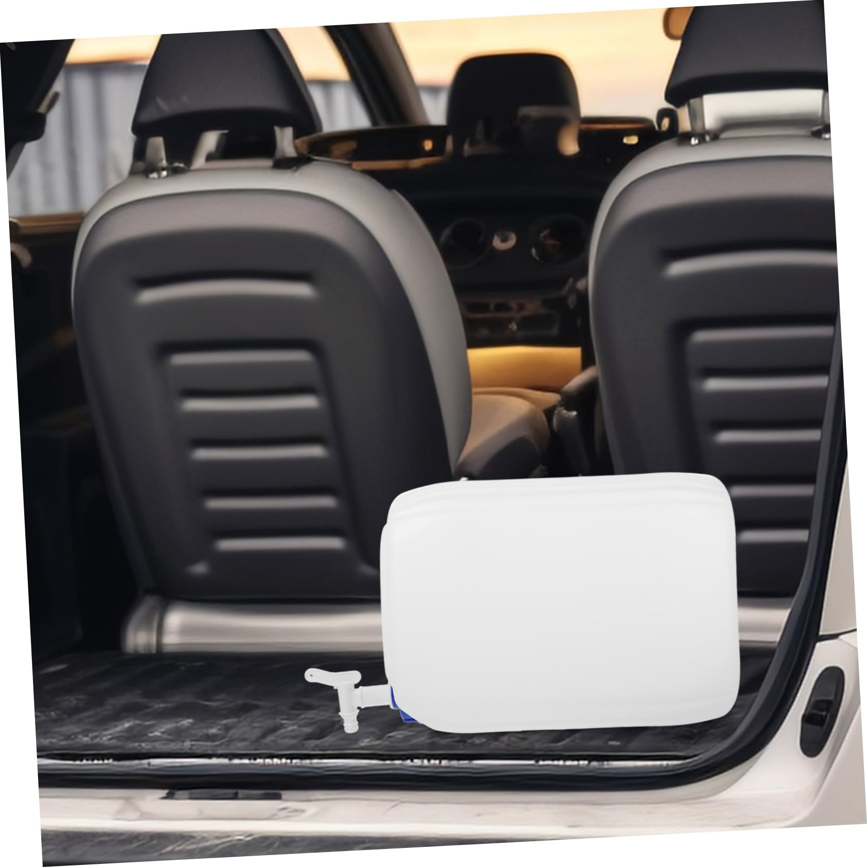 ibasenice Tanica per Acqua da Campeggio 20l, Hdpe Bianco, con Beccuccio e Design Portatile, Resistente alle Rotture per Viaggi Outdoor e Rifornimento Auto