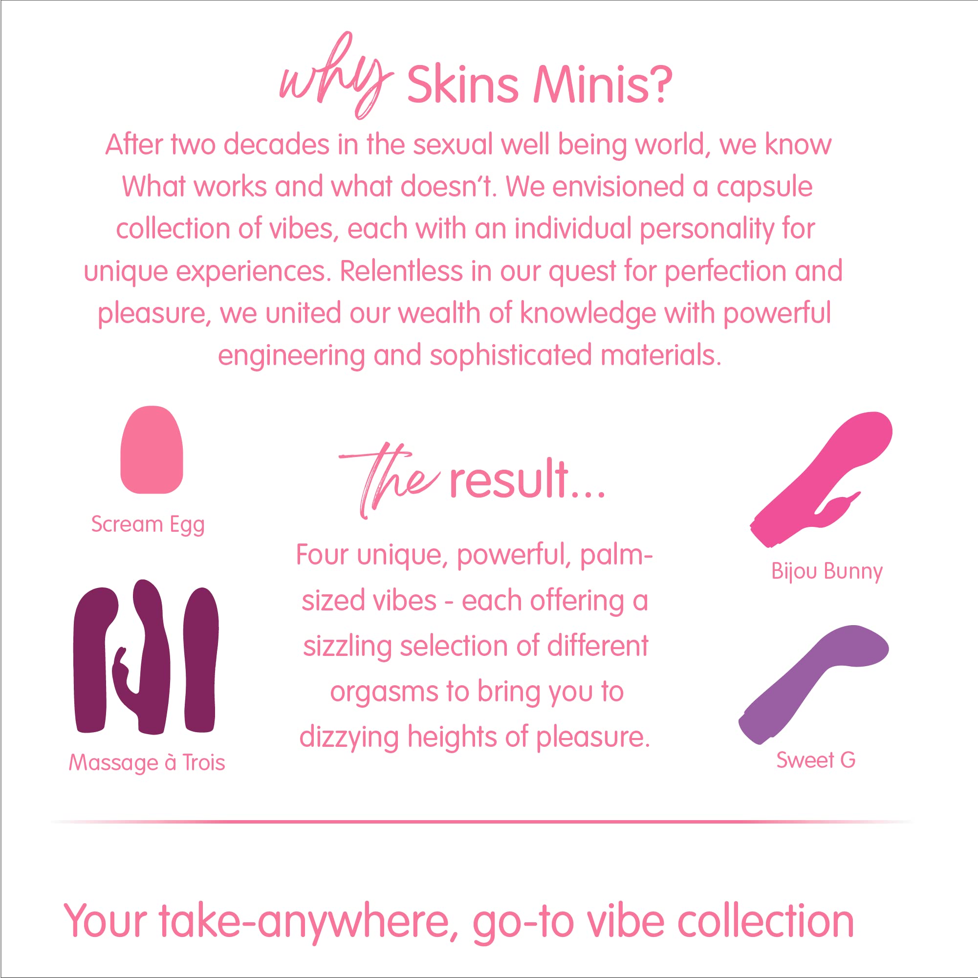 Skins Jouets sexuels minis de santé sexuelle Le masseur doux de point G - Vibromasseurs G Spot pour femmes, violet-silicium