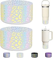 Vista 27 de 2 Piezas Protector de Base de Vaso para Stanley Quencher Adventure 40oz y Stanley IceFlow 20oz 30oz y Compatible con Hydro Flask 12oz 21oz 24oz 3D
