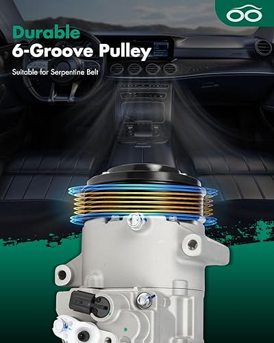 Miniatura 725 de SCITOO CO 10739C - Compresor de CA compatible con Honda Element 2.4L 2003 2004 2005 2006 2007 2008 2009 2010 2011