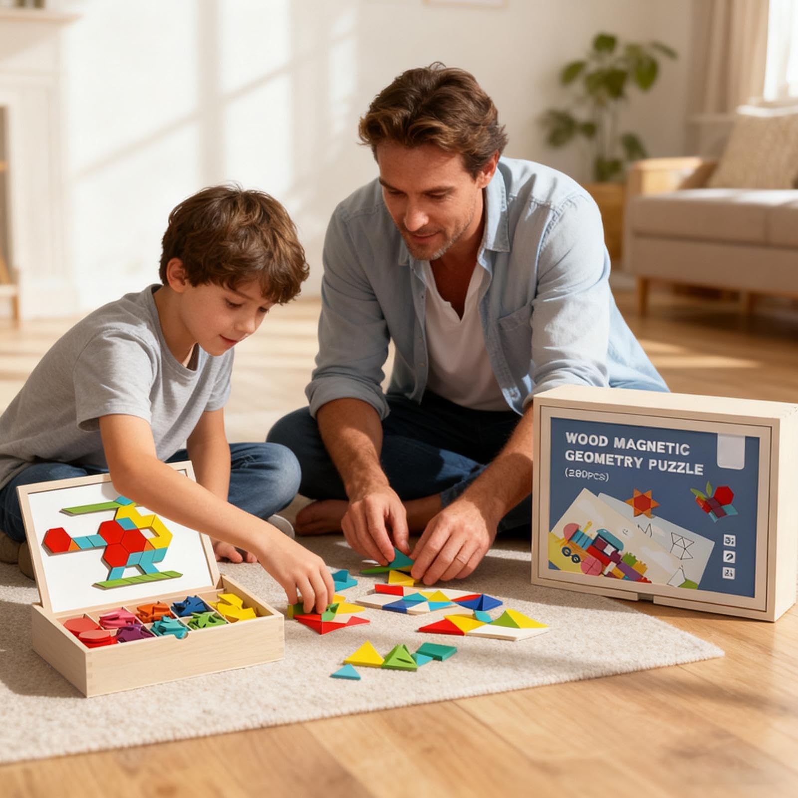 Puzzle Bausteine Magnetisches STEM Lernspielzeug | Bauklötze Puzzle Für Kinder Für Kinder, , Mädchen, Jugendliche, Söhne und Töchter, für Zuhause, Reisen und Schulen