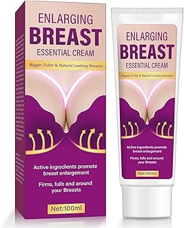 Breast-Enhancement-Cream, Fast Acting Formula for Breast Growth Lifting & Firming, Non-Greasy Cream for Visibly Fuller & Firmer Bust Line, Easy-to-Apply, Purple