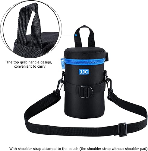Miniatura 7 de JJC Bolsa de lente de cámara profesional para Sony FE 3.543 in f2.8 Nikon AF-S 2.165-11.811 in 2.756-11.811 in Canon RF 3.346 in f2 EF 2.953-11.811