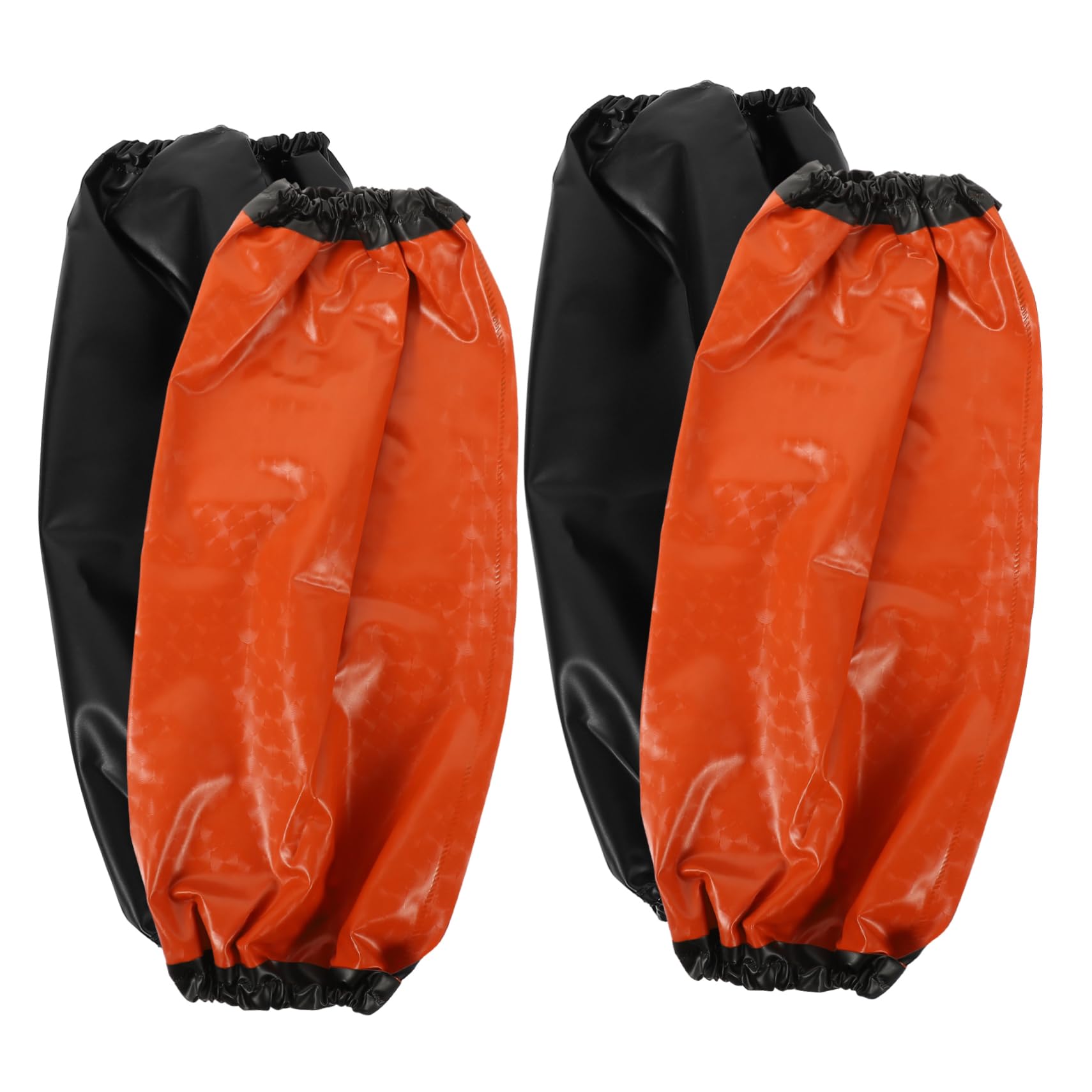 Angoily 20 Pares Funda impermeable compuesta cubre brazos para hombres manga del brazo de limpieza manga larga manguitos de pvc manguitos protectores de brazos de polivinilo Black