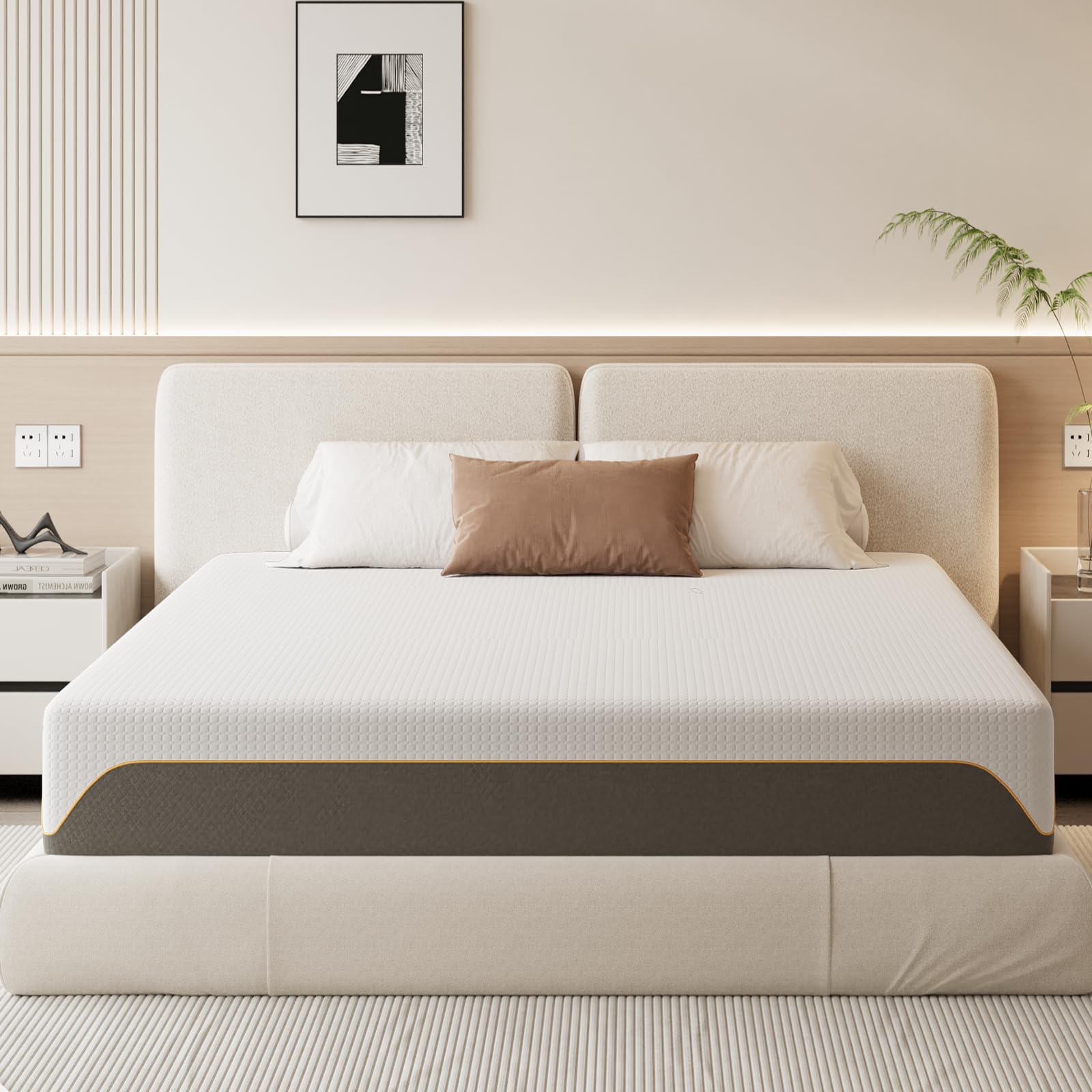 wowttrelax Matratze 90x200cm, Höhe 20cm, Gel Memory Schaum Kaltschaum | Härtegrad und hoher Rückprall, Atmungsaktiver Stoff, Antibakteriell und staubdicht, Langlebig, Öko-Tex Zertifiziert