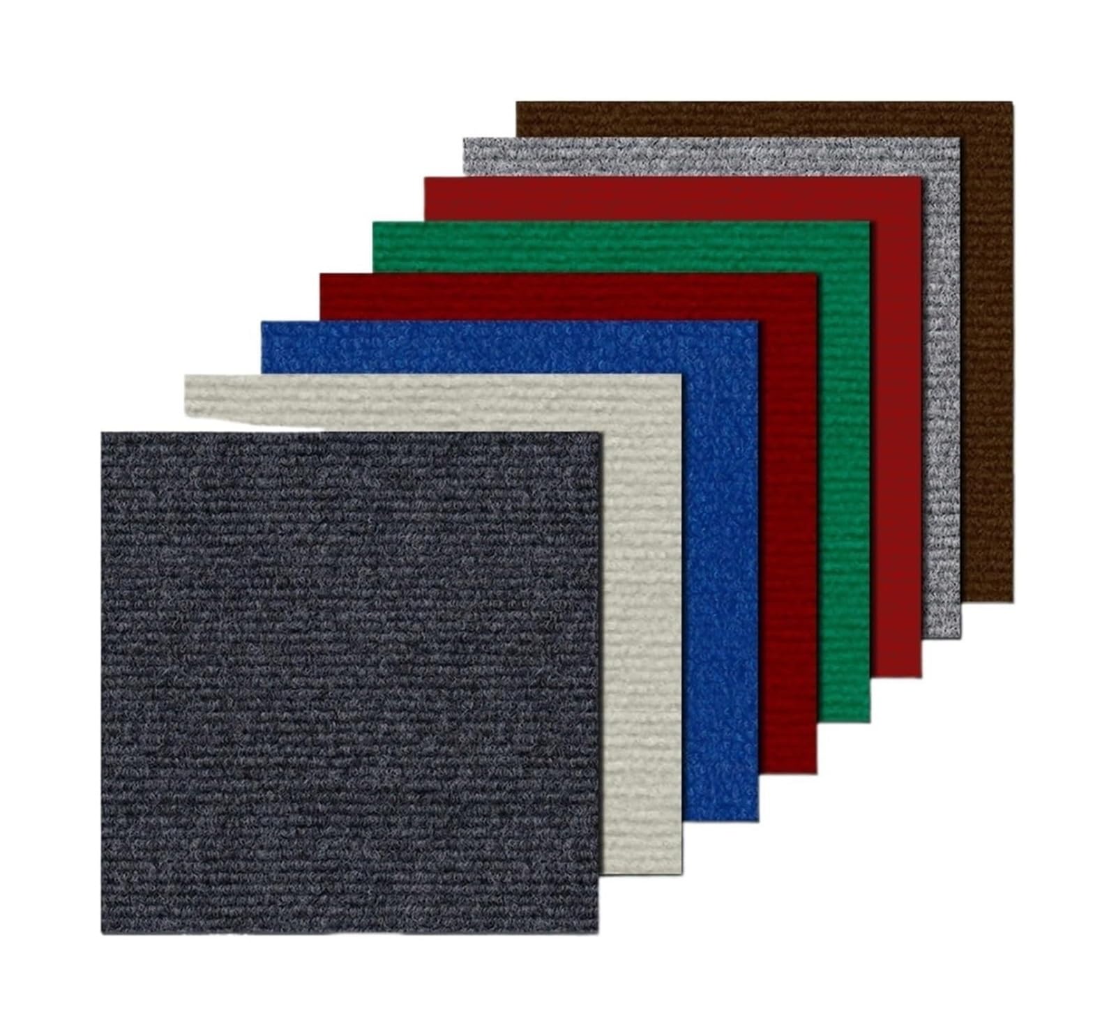 Dalles de moquette autocollantes, Dalles De Moquette Auto-adhésives for Bricolage Multicolores 30x30cm Paquet 20(Dark Grey 3030)