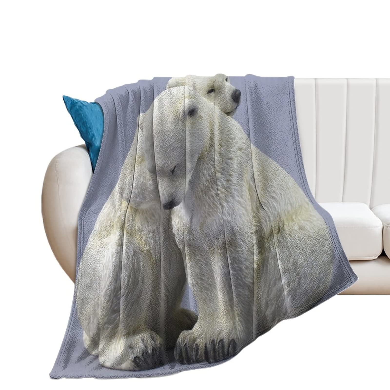 Couverture polaire super douce pour cocooning sur le canapé et nuits d'hiver