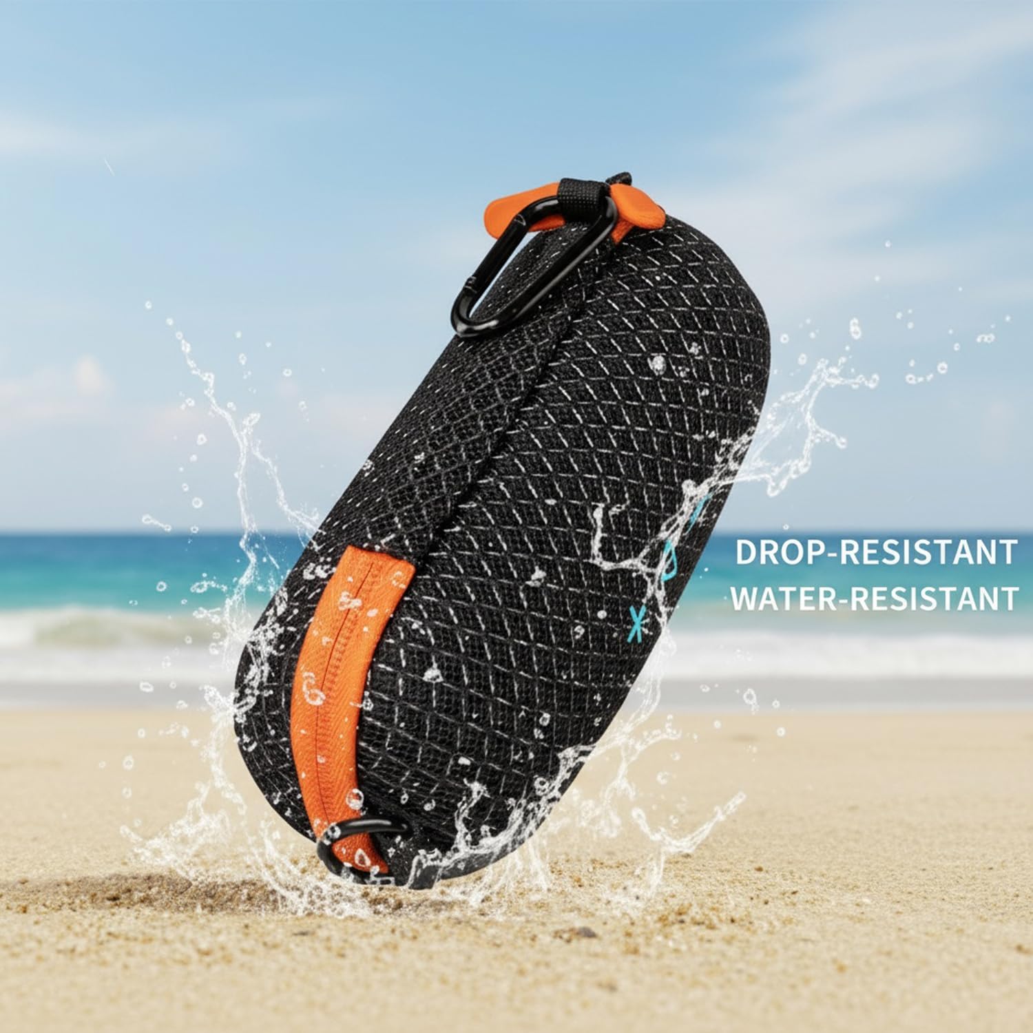 JBL Flip 7 Case,Hard Travel Storage Cover for Flip7 Waterproof Portable Bluetooth Speaker with Shoulder Strap(Case Only) - Image 4