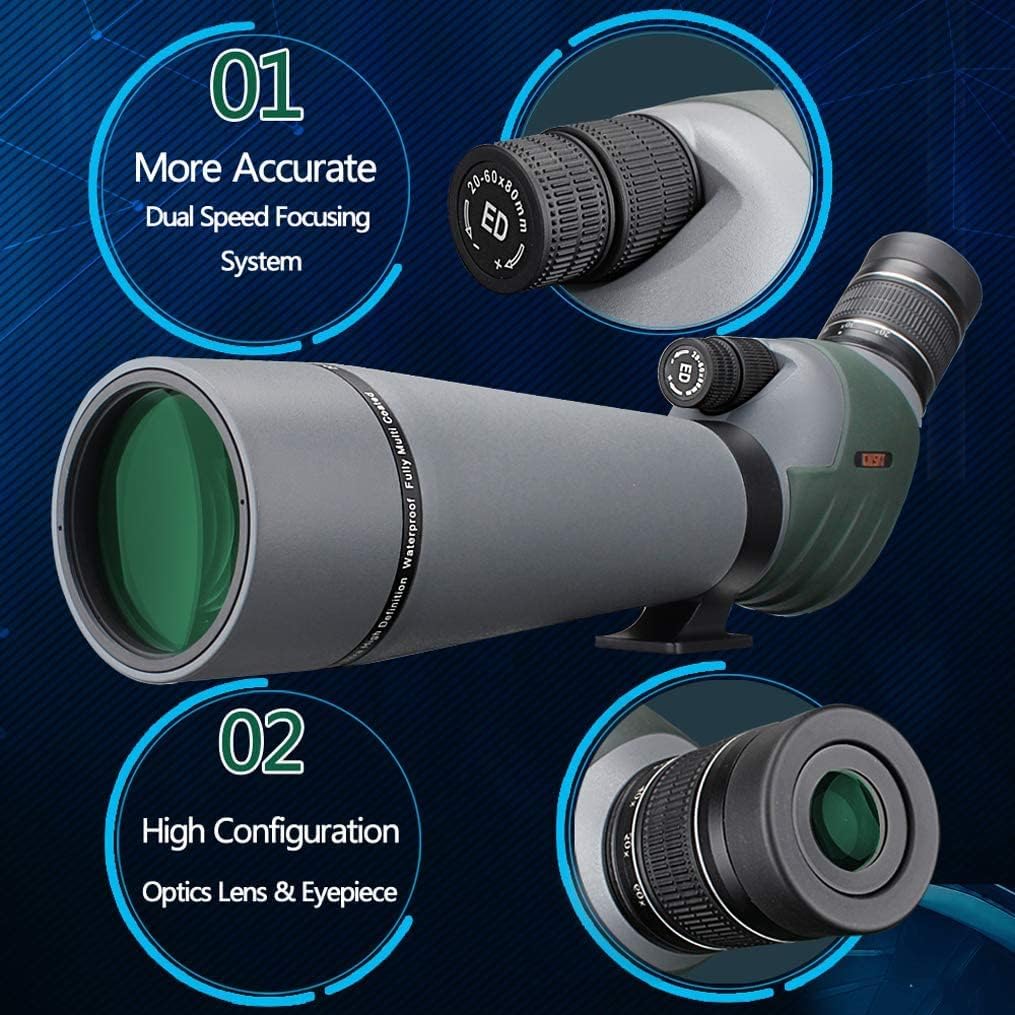 Gosky Spotting Scope with Smartphone Adapter