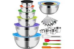 All-in-One Mixing Bowls Set: The Perfect Kitchen Essential for Every baker