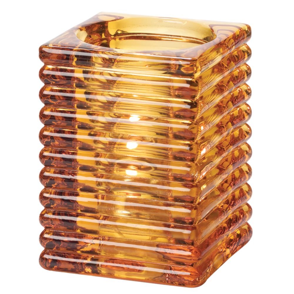 Hollowick 1511A Horizontal Rib Glass Lamp