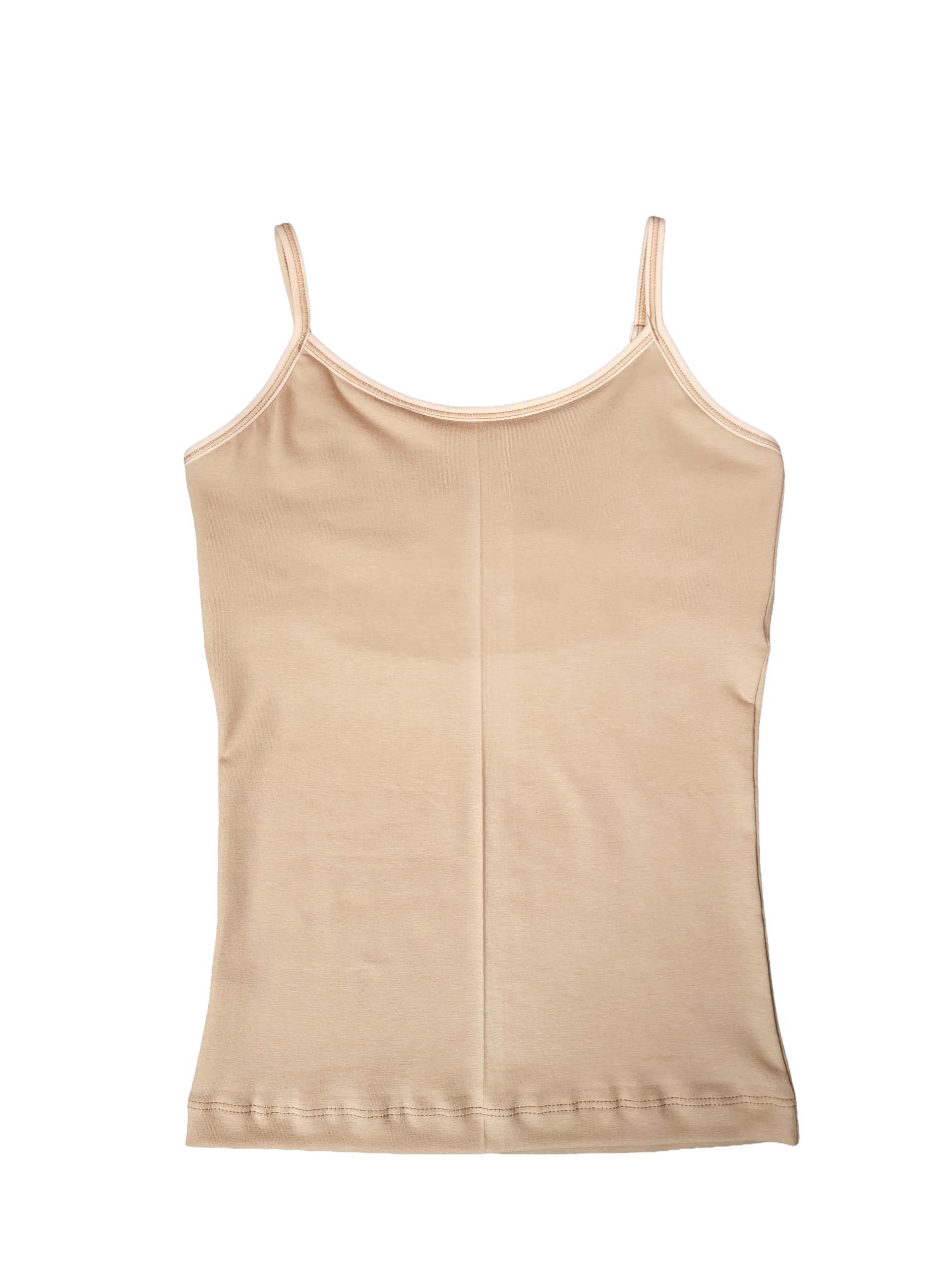 Flat Padded Camisole/Slip for Girls | Stretchy Cotton Blend Fabric | Beginners, Teenager Camisole for Puberty-image-7
