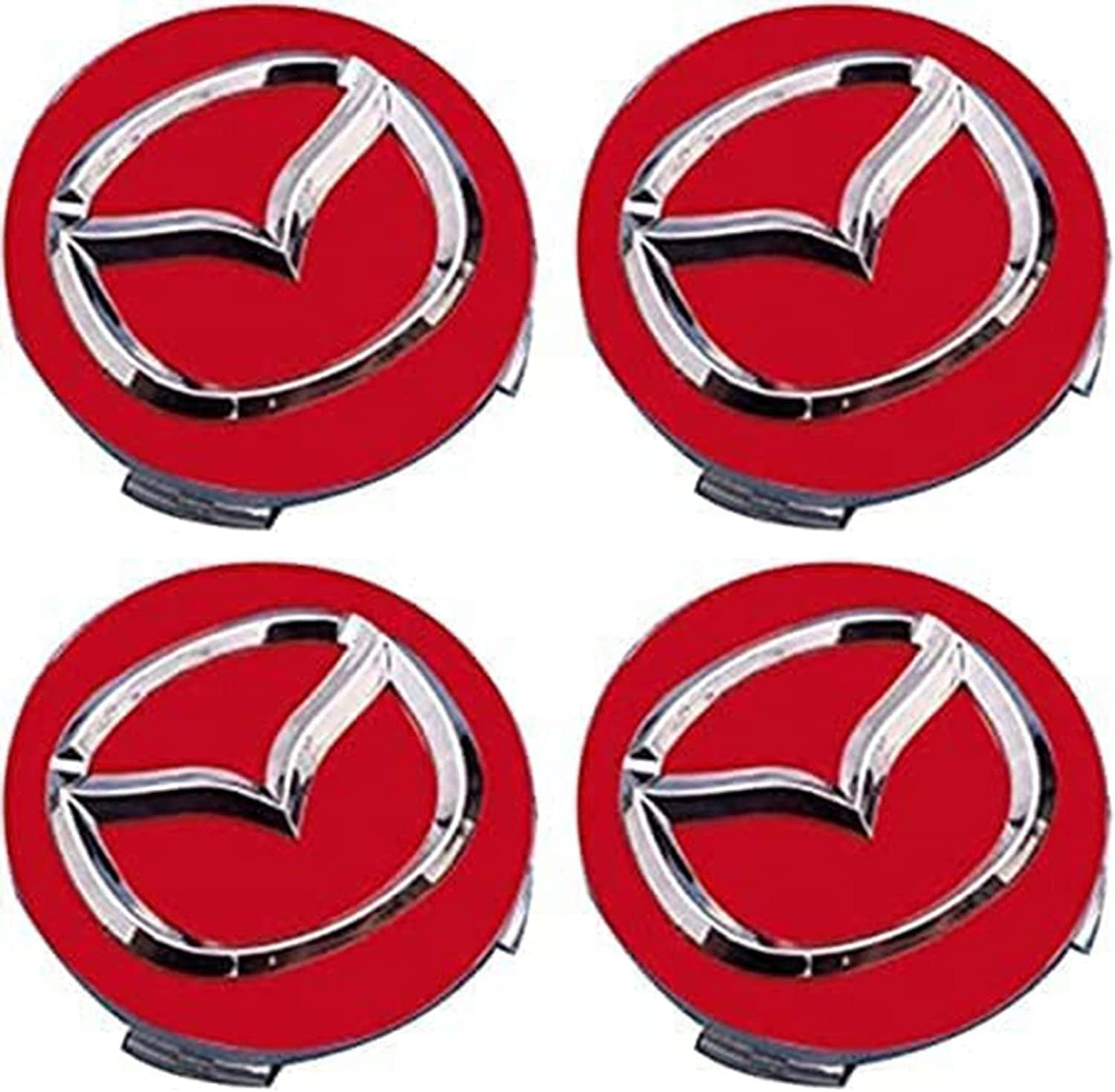 4 Stuks 56/60/65/68mm Auto Wiel Centrum Naaf Doppen Badge Covers Embleem Stickers Voor Mazda Duurzame Auto Decoratie Accessoires