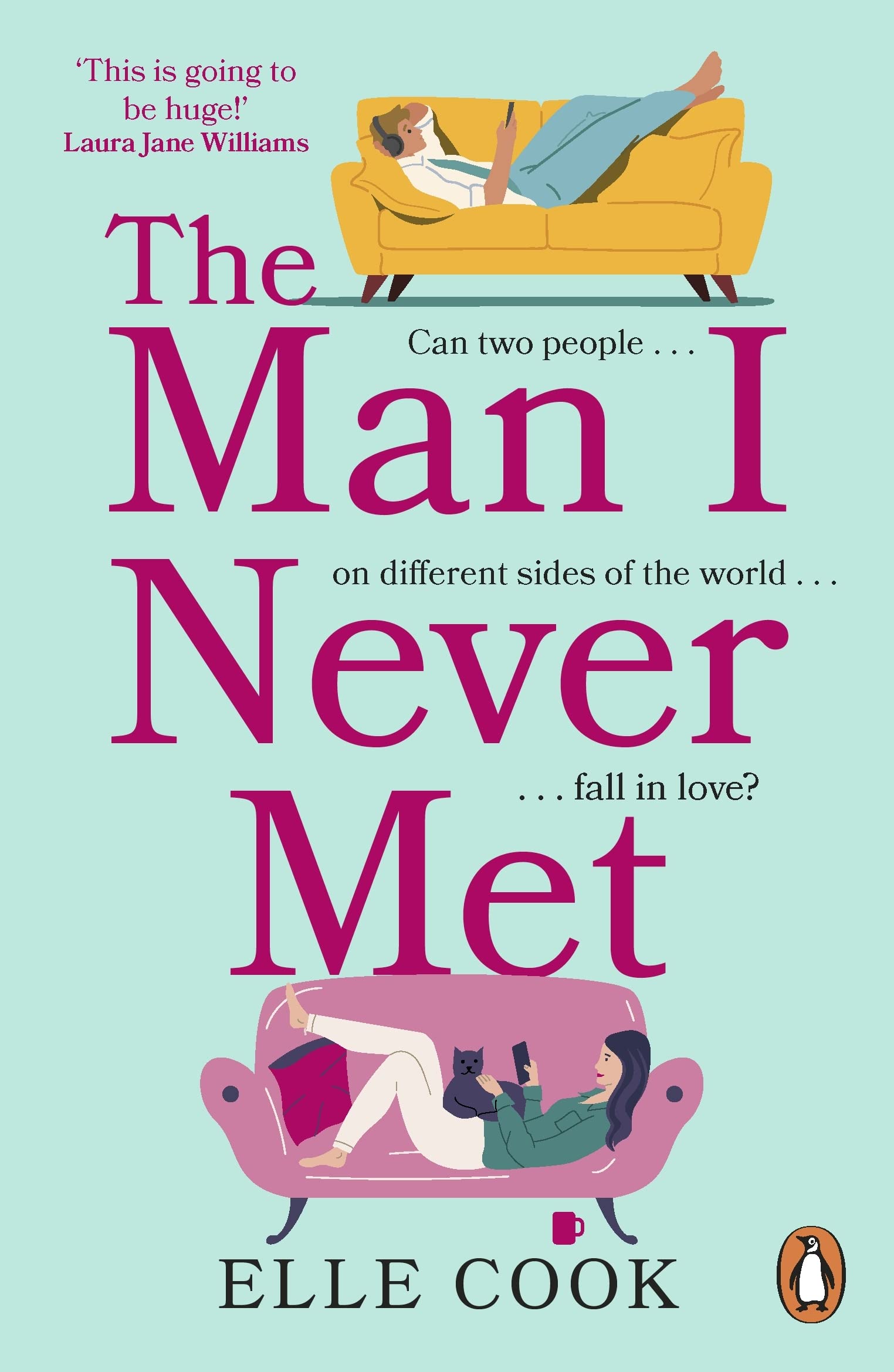 Elle Cook The Man I Never Met Paperback Fiction Book