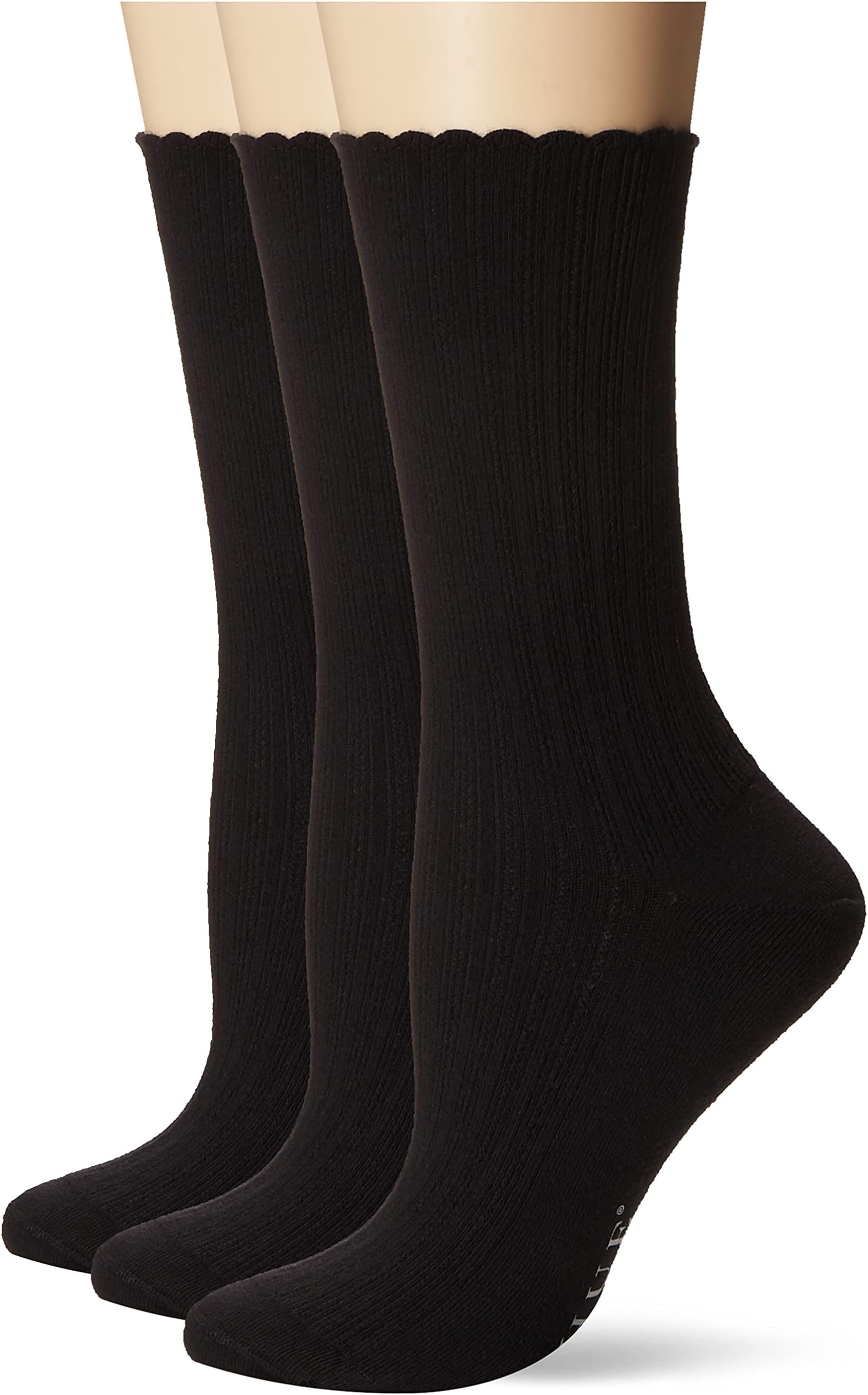 Women’s Scalloped Pointelle Crew Sock