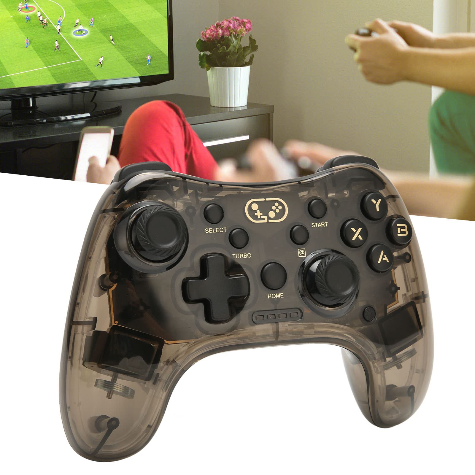 Amazon.co.jp: ワイヤレスゲーミングコントローラー、デュアル