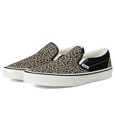 Vans Classic Slip On Shoes Black/Leopard