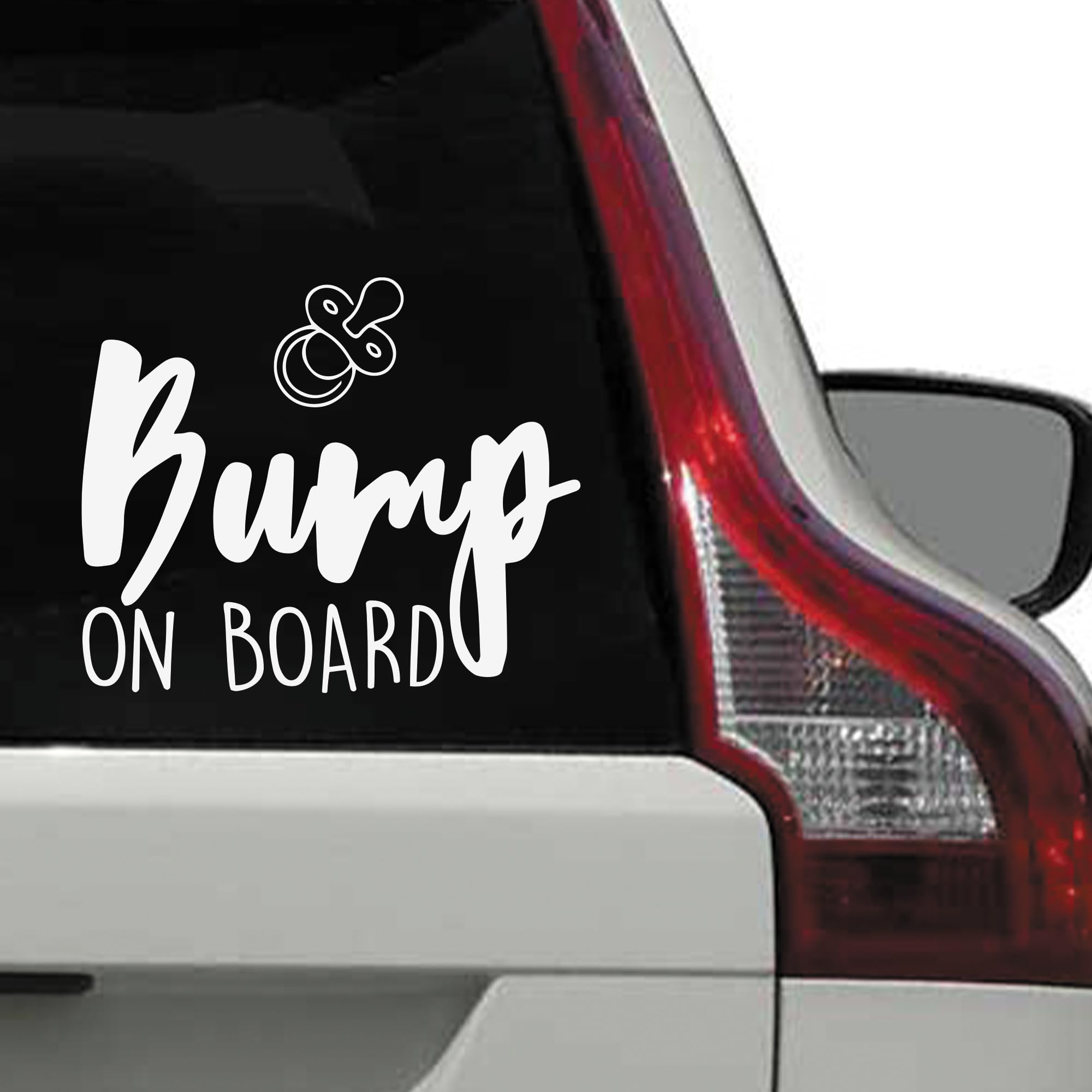 Bump On Board - Car Sticker Decal - Baby, Child, Pregnant Person On Board, Car Baby Sign, Vinyl Sticker (Colours Available)