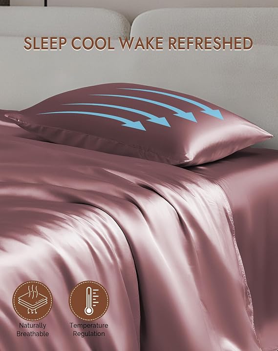 SilkSilky 22 Momme Pure Organic Silk Pillow Cases for Hair & Skin Standard