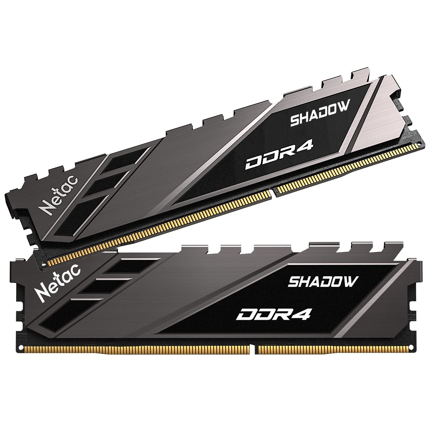 RAM DDR4 Netac Shadow 32Go (2x16Go) 3200MHz CL16 - Mémoire PC Gaming | XMP 2.0