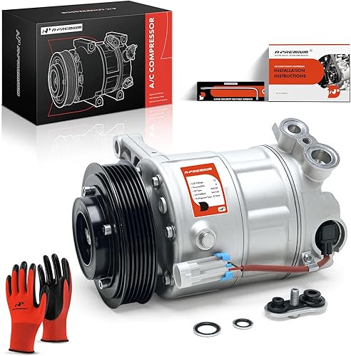 A-Premium Compresor de A/C con embrague compatible con Saab 9-4X 2011, Cadillac SRX, Buick LaCrosse 2010-2011, Allure 2010, 3.0L 3.6L