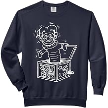 Jack In The Box Toy Preschool Daycare Employee Uniform Comfort Colors Adult Sweatshirt